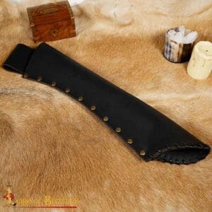 Artemis Leather Belt Quiver - Black