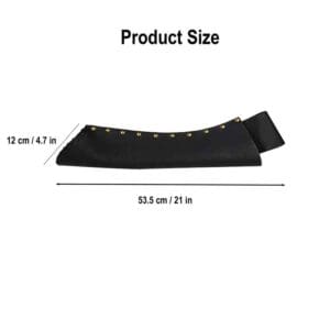 Artemis Leather Belt Quiver - Black