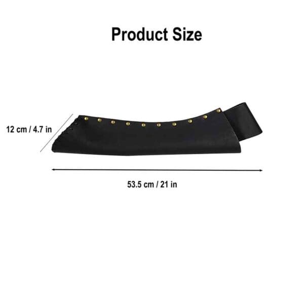 Artemis Leather Belt Quiver - Black