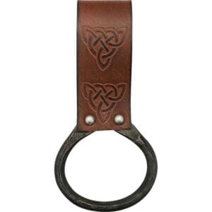 Celtic Knotwork Axe Frog - Brown