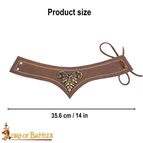 Florence Medieval Leather Band - Brown