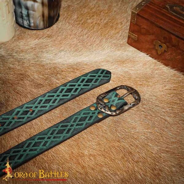 Ranger Leather Belt - Green