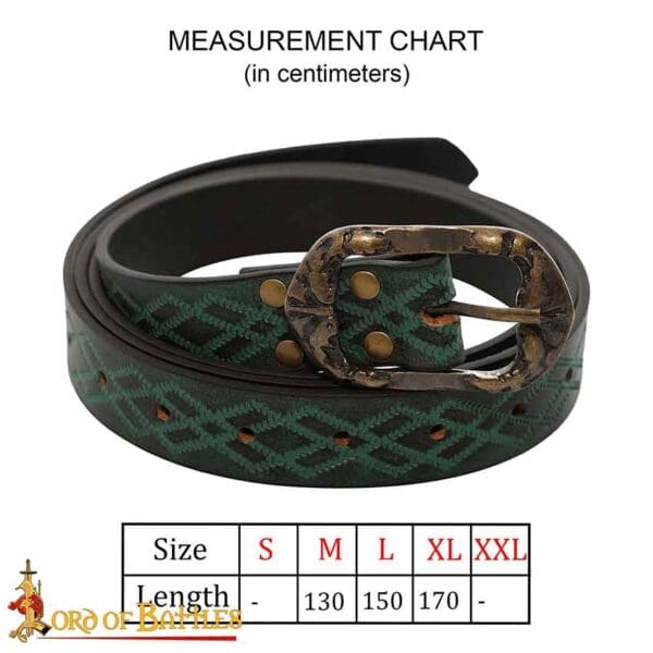 Ranger Leather Belt - Green