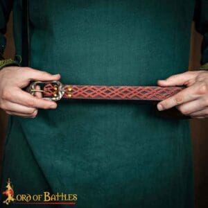 Ranger Leather Belt - Maroon