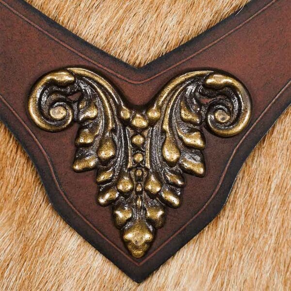 Regal Leather Neckband - Brown