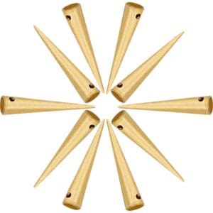 Brass Aiglets - Set of 10