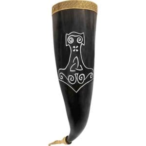 Thor's Hammer Drinking Horn