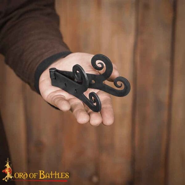 Medieval Fantasy Iron Hinges - Set of 2