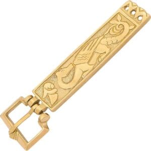 Brass Dragon Viking Belt Buckle