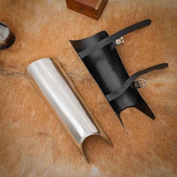 Late Medieval Knight's Steel Greaves