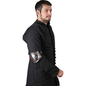 14th Century Steel Elbow Cops - Polished