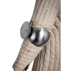 14th Century Rondel Elbow Cops - Polished
