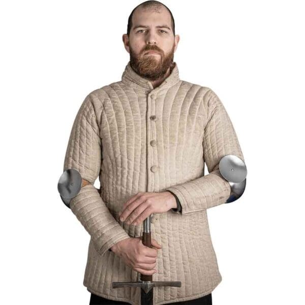 14th Century Rondel Elbow Cops - Polished