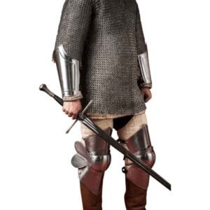Warrior Steel Bracers - Polished
