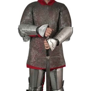 Champion Steel Bracers - Polished