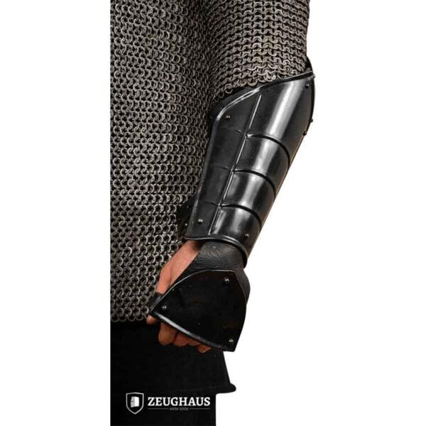 Champion Steel Bracers - Blackened