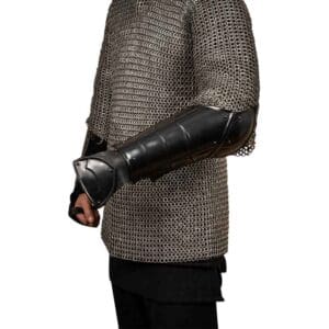 Champion Steel Bracers - Blackened