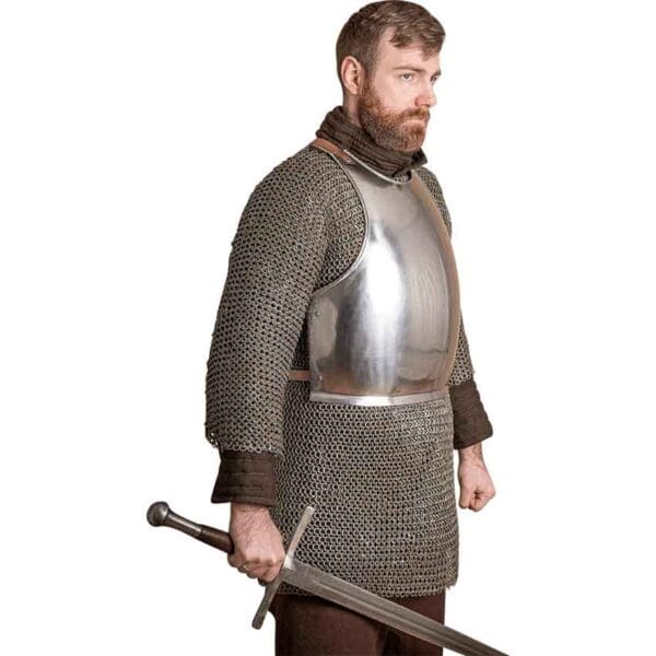 Mercenary Steel Breastplate - Polished