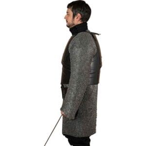 Warrior Steel Cuirass with Tassets - Blackened