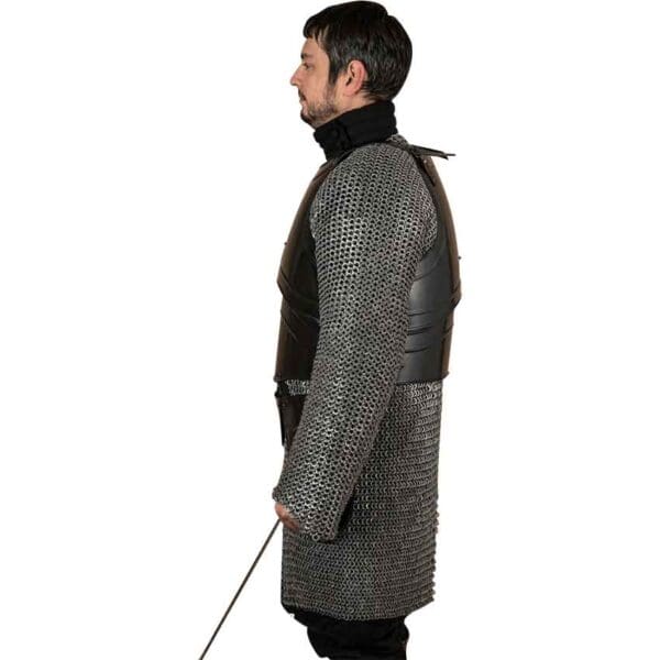 Warrior Steel Cuirass with Tassets - Blackened