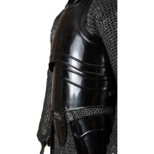 Warrior Steel Cuirass with Tassets - Blackened