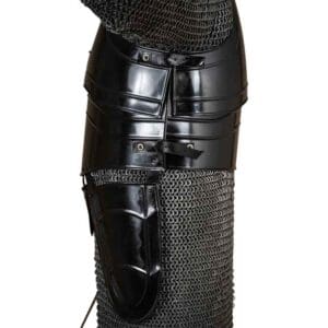 Warrior Steel Cuirass with Tassets - Blackened