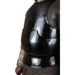 15th Century Steel Breastplate - Blackened