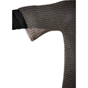 Short Sleeve Steel Chainmail Haubergeon - 9mm Round Rings