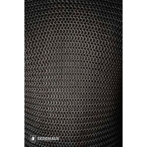 Long Sleeve Steel Chainmail Hauberk - 9mm Round Rings