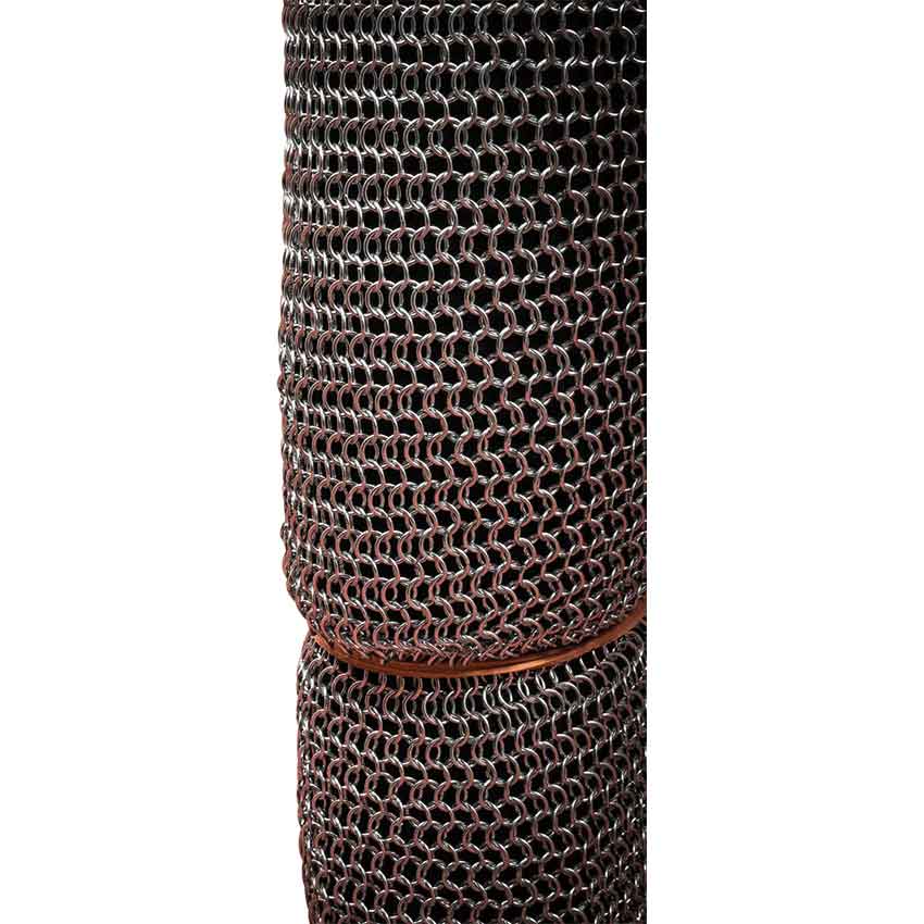 Galvanized Steel Chainmail Chausses - 10mm Round Rings