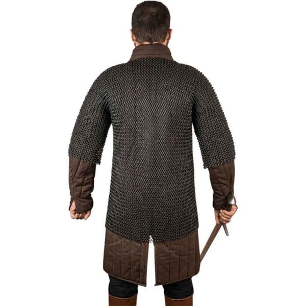 Black Dynasty Chainmail Haubergeon - 10mm Round Rings