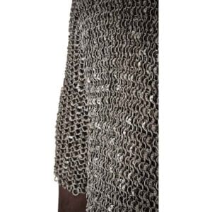 Riveted Steel Chainmail Haubergeon - 10mm Round Rings