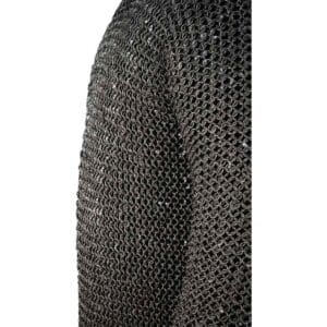 Riveted Steel Chainmail Hauberk - 10mm Round Rings