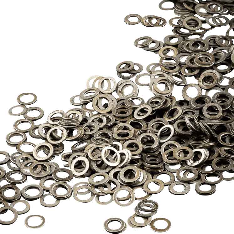 9mm Solid Flat Steel Chainmail Rings