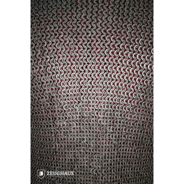 Wedge Riveted Chainmail Haubergeon - 9mm Flat Rings