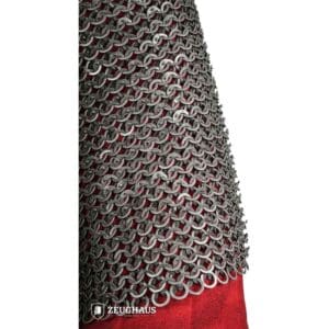 Wedge Riveted Chainmail Haubergeon - 9mm Flat Rings