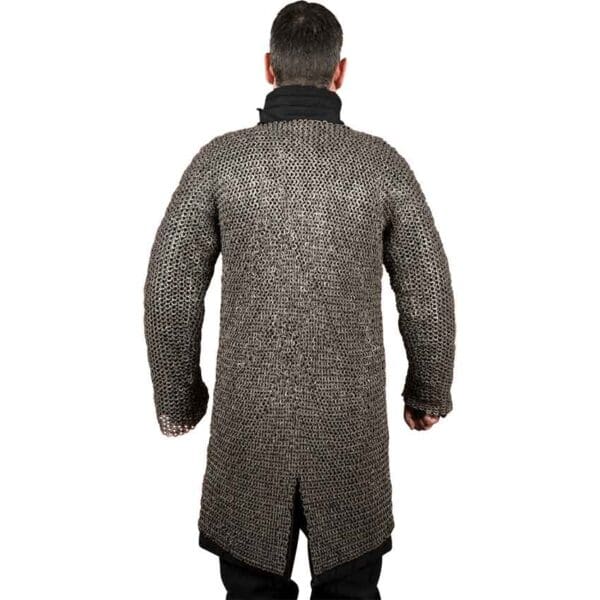 Stainless Steel Riveted Chainmail Hauberk - 9mm Flat Rings