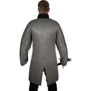 Riveted Chainmail Hauberk - 6mm Flat Rings