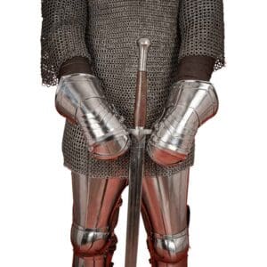 Steel Mitten Gauntlets - Polished