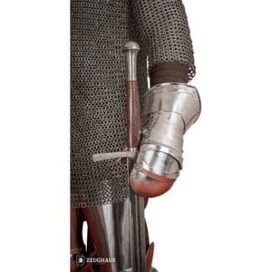 Steel Mitten Gauntlets - Polished