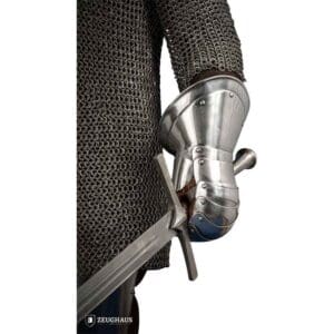 15th Century Mitten Gauntlets - Polished