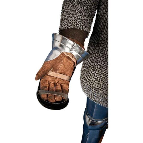 15th Century Mitten Gauntlets - Polished