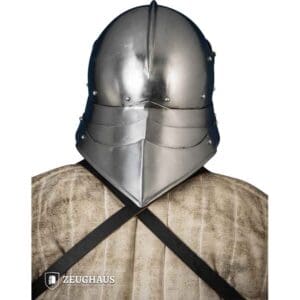 15th Century German Sallet Helmet - Polished