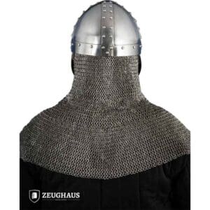 Norman Faceplate Spangenhelm - Polished