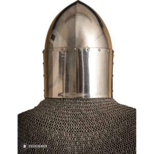 Sugar Loaf Great Helmet with Brass Accent - Polished