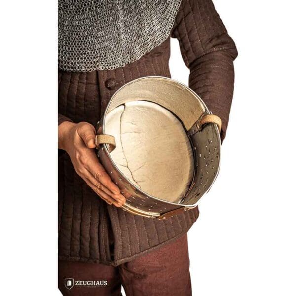 Sugar Loaf Great Helmet with Brass Accent - Polished