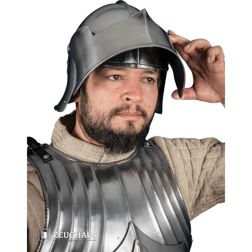Burgundian Sallet Helmet - Polished
