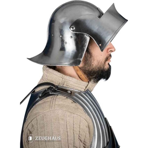 Burgundian Sallet Helmet - Polished