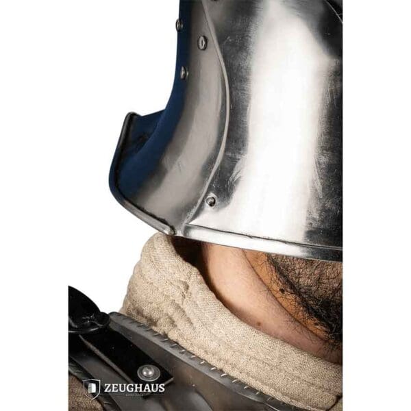 Burgundian Sallet Helmet - Polished