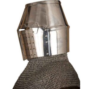 Crusader Great Helmet - Polished
